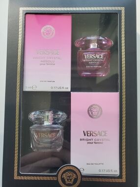 Versace Bright Crystal Gift Set — Pink